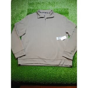 Legend Men's 1/4 Zip Pullover - Dark Grey, Size 2XL